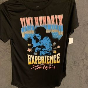 Jimi Hendrix black T-Shirt Kids Girls size Medium 7/9